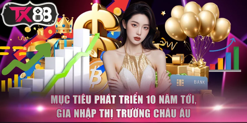 Mục tiêu phát triển 10 năm tới, gia nhập thị trường châu Âu