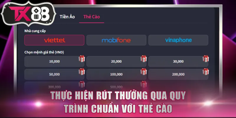 Thực hiện rút thưởng qua quy trình chuẩn với thẻ cào