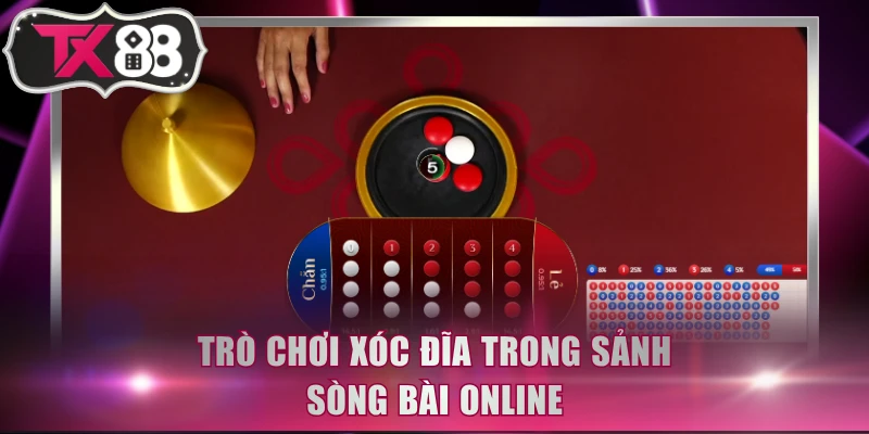 Trò chơi Xóc Đĩa trong sảnh sòng bài online